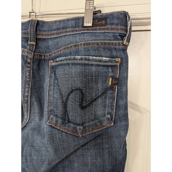 Citizens of Humanity Low Rise Flair Jeans women's size 29 dark wash Ingrid 002‎ - Picture 5 of 10
